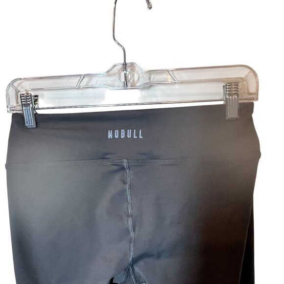 Nobull Womens Black 7/8 Workout Leggings Medium High-Waist Stretch Fabric Breath - Picture 5 of 6